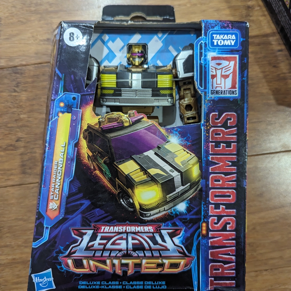 Transformers Legacy United Deluxe Star Raider Cannonball, Brand new